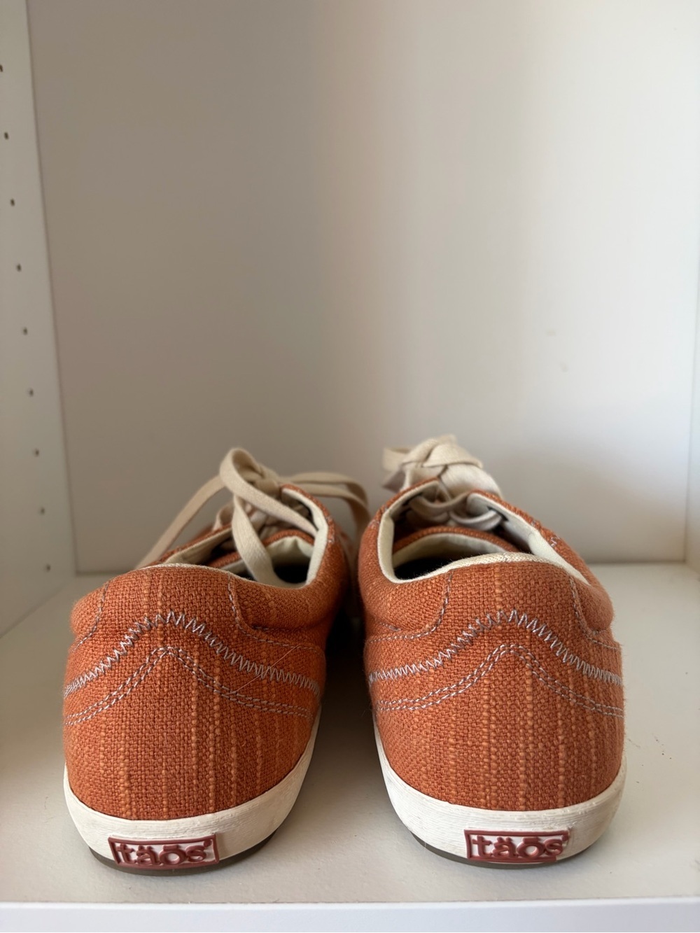 Taos Star Shoes Womens Orange Casual Walking Comfort Going Out Sneakers Size 9 - Picture 4 of 8